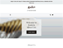 Tablet Screenshot of easternsilverusa.com